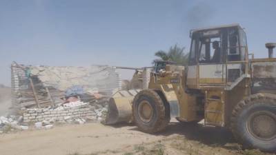 الإسكان: إزالة تعديات على 507 فدان بمدينتي بنى سويف والفشن الجديدتين