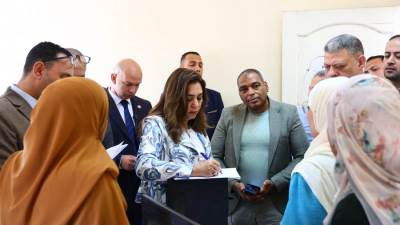وزيرة التنمية المحلية تقوم بجولة مفاجئة على مركز ومدينة الصف بمحافظة الجيزة