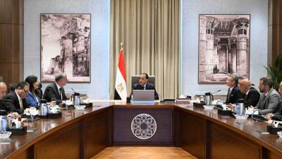 رئيس الوزراء يستقبل نائب رئيس شركة إكسون موبيل العالمية لشئون الاستكشاف