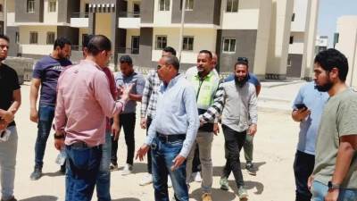 رئيس جهاز بدر يتفقد المشروعات السكنية ورفع الكفاءة بعددٍ من المناطق