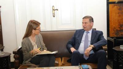 وزير الزراعة يلتقي مدير مكتب اليونسكو بالقاهرة