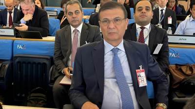 وزير الزراعة يشارك في فعاليات مؤتمر الفاو في روما