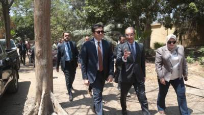 وزيرا الثقافة والاتصالات يتفقدان متحف الأمير وحيد سليم
