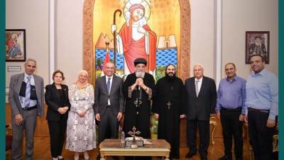 البنك الزراعي يبحث تمويل المشروعات الزراعية بالأديرة القبطية