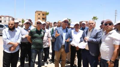 وزير الإسكان يتفقد وحدات الإسكان الأخضر ومشروع ديارنا بمدينة السادات
