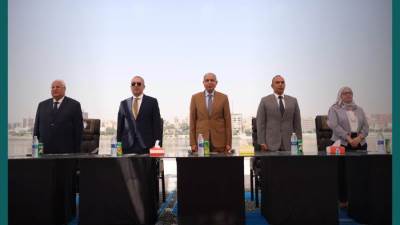 محمد أبوالسعود يترأس وفد البنك الزراعي لزيارة المنيا 