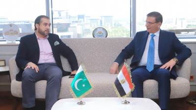 وزير الزراعة يبحث مع نظيره الباكستاني تعزيز التعاون الزراعي وتبادل الخبرات