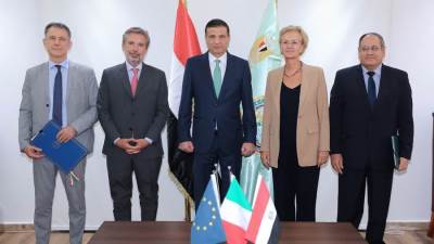 روتوكول تعاون لتعزيز إنتاج المحاصيل بين مركز البحوث الزراعية والوكالة الإيطالية بالقاهرة