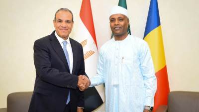 وزير الخارجية والهجرة يلتقى وزير خارجية جمهورية تشاد