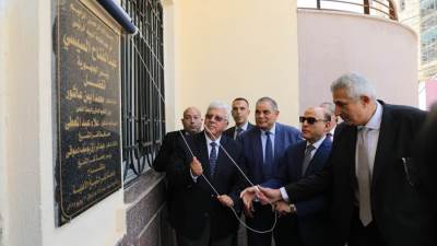 وزير التعليم العالي ومحافظ كفر الشيخ يفتتحان مقر جامعة كفر الشيخ الأهلية