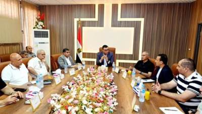 وزير الإسكان يعقد اجتماعًا بمقر جهاز "برج العرب الجديدة" لمتابعة سير العمل بمختلف القطاعات بالمدينة