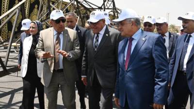 افتتاح خط الإنتاج الجديد لتصنيع أبراج كهرباء الجهد العالي بمصنع الطائرات