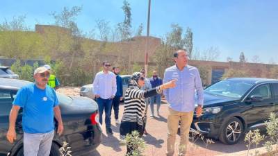 أسماء مخلوف تبحث مع"جيوانفورماتكس" مستجدات مشروع قواعد البيانات الجغرافية 