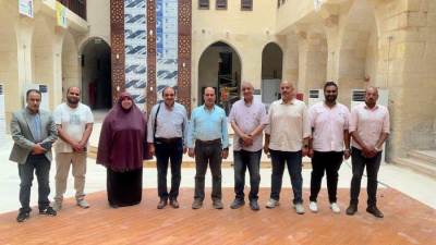 رئيس "المركزي للتعمير" يتفقد الأعمال الأخيرة بوكالة "قايتباي" الأثرية 