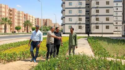رئيس جهاز بدر يتفقد تطوير مدخل المدينة ومشروع الإسكان المتميز