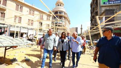 وزيرة التنمية المحلية: ٣٨ مليون جنيه تكلفة تطوير سوق العتبة