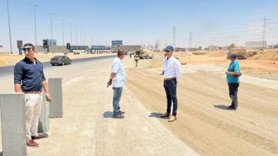 "الغيطي" يتفقد أعمال تطوير محور التسعين الشمالي.. ويتابع الموقف التنفيذي لمنطقة جاردينيا