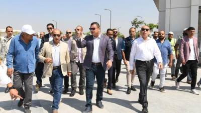 الشربيني يوجه بتكثيف الأعمال بـ"حدائق تلال الفسطاط"