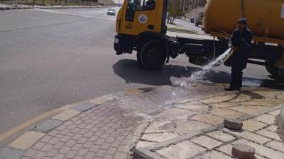 جهاز مدينة 15 مايو يشن حملات نظافة وتجميل شاملة