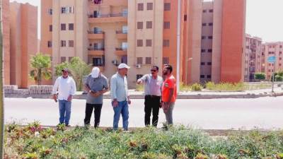 جولة ميدانية لمتابعة أعمال الزراعة بـ"زهرة العاصمة" ومدينة بدر