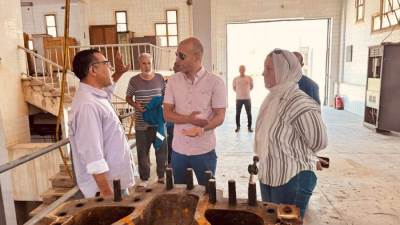 "الغيطي" يتفقد رافع المياه 5.. ويتابع أعمال تطوير محور التسعين الشمالي