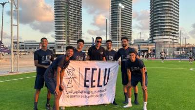 الجامعة المصرية للتعلم الإلكتروني الأهلية تشارك في بطولة العلمين للجامعات