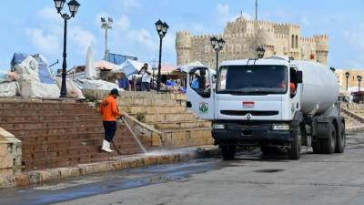 جهاز إدارة المخلفات يتابع التزام شركات النظافة بتطبيق معايير السلامة