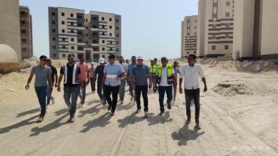 جهاز 15 مايو يكثف أعماله بمنطقة الزهراء ضمن مشروع "سكن لكل المصريين”
