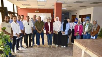 جهاز السويس الجديدة يطلق تدريبا ميدانيا لطلاب كلية الهندسة