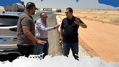 وبدأت المهمة.. محمد عامر يبدأ تكليفه بتفقد مشروعات مدينة سفنكس الجديدة