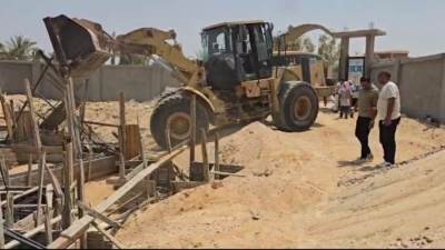 إزالة فورية لمخالفات بناء في “الريف الأوروبي” بسفنكس الجديدة 