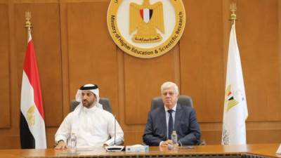 وزير التعليم العالي ورئيس جامعة الشارقة يبحثان سبل التعاون المشترك