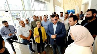 "الشربيني" يشهد بدء التشغيل التجريبي لمركز خدمات المجتمعات العمرانية بالعلمين الجديدة
