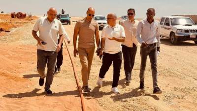 رئيس جهاز القاهرة الجديدة يتفقد أعمال المرافق والطرق بالتجمع السادس 