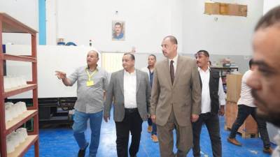 رئيس جهاز سوهاج الجديدة يستقبل المحافظ لتفقد المنطقة الصناعية 