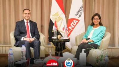 نائب وزير الصحة يبحث مع المدير التنفيذي للأكاديمية الوطنية تعزيز التعاون المشترك