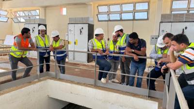 بالصور| بدء التشغيل التجريبي للخزان الأوسطي بحدائق أكتوبر لخدمة مشروعات إسكان المدينة