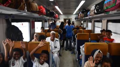 السكة الحديد: تسيير القطار السابع لعودة الأشقاء السودانيين إلى وطنهم