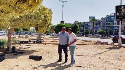 رئيس جهاز بدر: تكثيف أعمال الزراعة والتشجير بالمحاور الرئيسية 