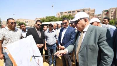 "الشربيني" يتفقد مشروع السوق الحضارية بمدينة القاهرة الجديدة