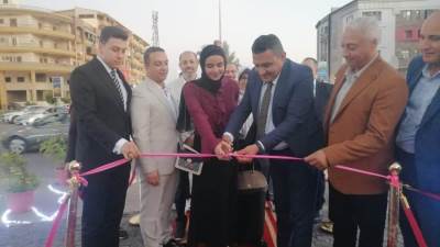 رئيس جهاز دمياط الجديدة يشهد افتتاح ميدان الدكتور باسم فاضل بعد تطويره