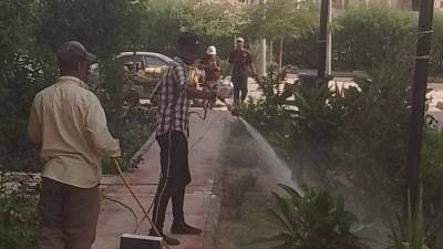 رئيس جهاز الشروق: خطة لرفع كفاءة المسطحات الخضراء بكومبوند “جنة”