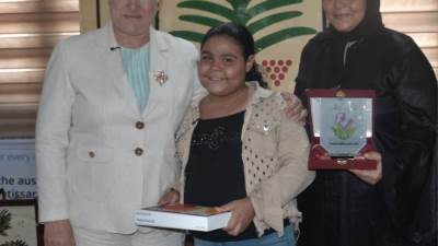 القومي للطفولة والأمومة يكرم الطفلة "هايدي" وينصبها سفيرة المجلس للرحمة