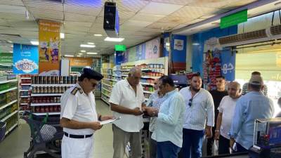 جهاز مدينة زايد: غلق وتشميع وإزالة مخالفات بيفرلي هيلز ورفع الإشغالات بالمولات