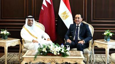 مدبولي لـ بن جاسم: الحكومة تدعم الاستثمارات القطرية في مصر