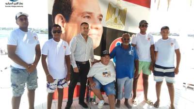 رئيس جهاز القرى السياحية يتفقد شاطئ «قادرون» لذوي الهمم 