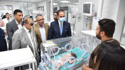 نائب وزير الصحة يتفقد مستشفى أطفال مصر لمتابعة أعمال التطوير وجودة الخدمات