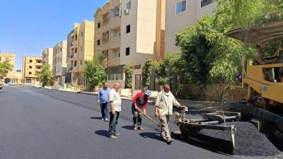 جهاز 15 مايو: استمرار أعمال تطوير ورفع كفاءة الطرق والمرافق بالإسكان الاجتماعي