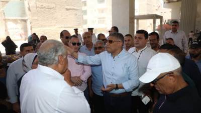 محافظ الجيزة يتفقد أعمال التطوير بمحيط مستشفى بولاق الدكرور ومحطة مترو الجامعة