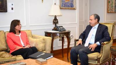 وزير الخارجية يلتقي رئيسة الأكاديمية الوطنية للتدريب